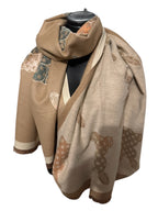 Echarpe reversibles à motif ourson