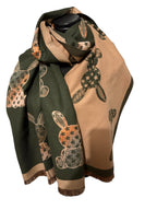 Echarpe reversibles à motif ourson