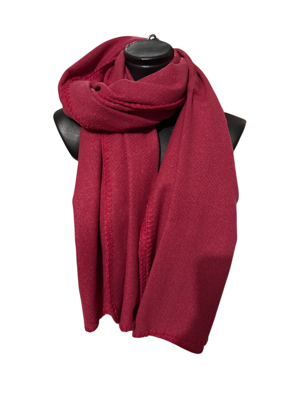 Echarpes unies avec bordures apparentes