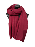 Echarpes unies avec bordures apparentes