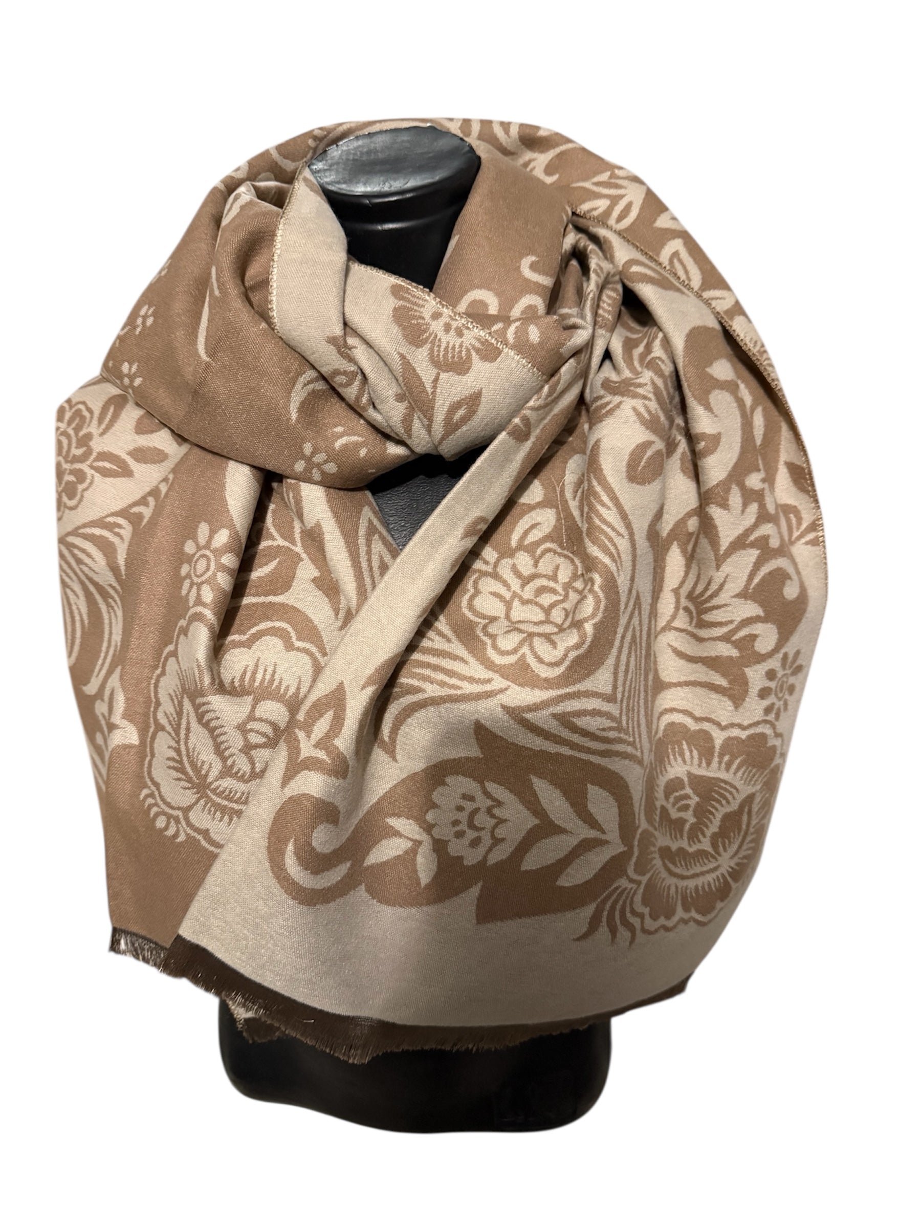 Echarpes réversibles différentes fleurs