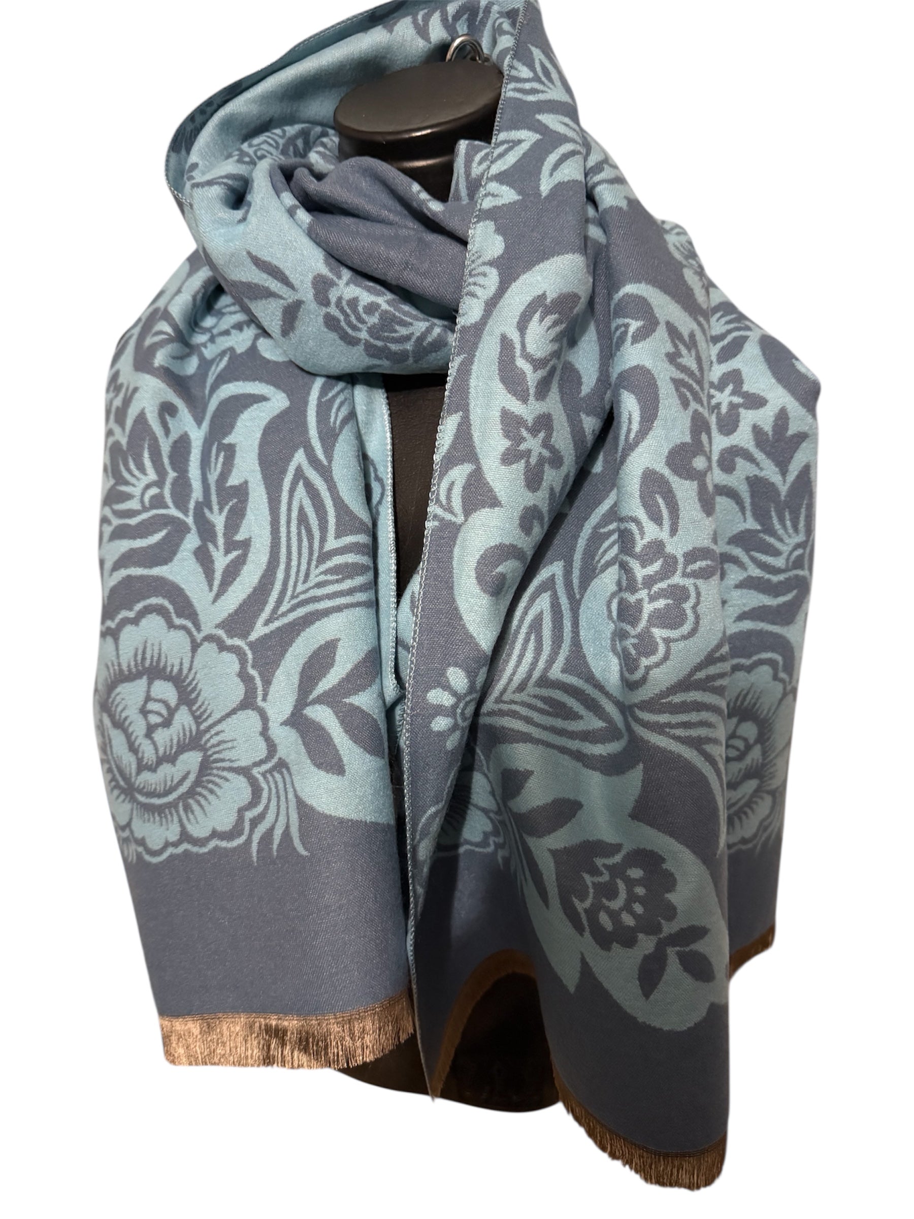 Echarpes réversibles différentes fleurs