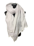 Écharpes unies à bout en pointe