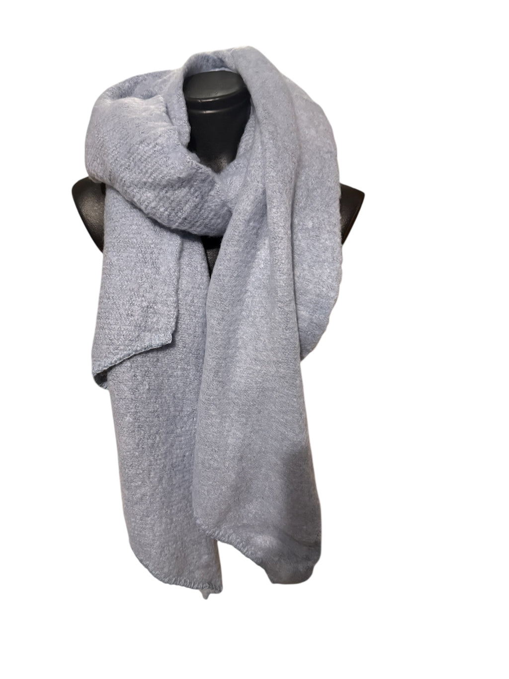 Écharpes unies à bout en pointe